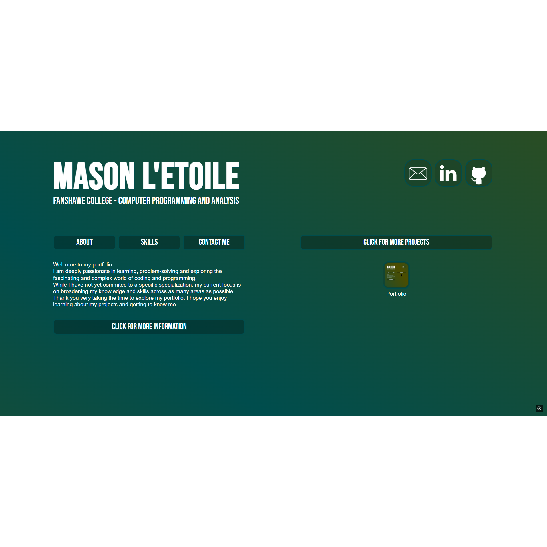 Portfolio Project